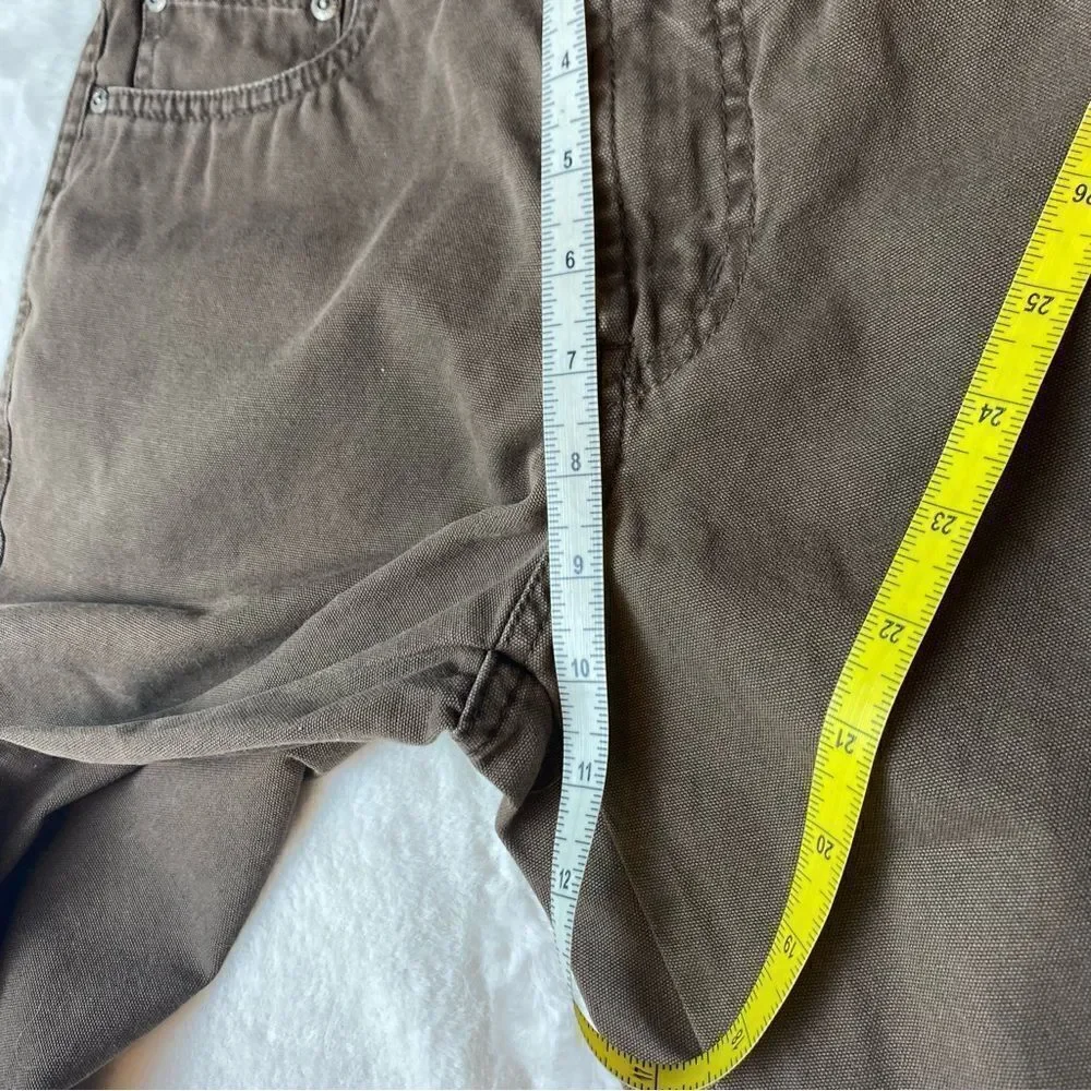 Hughes Men,'s Wear Brown Canvas Pants Size 38